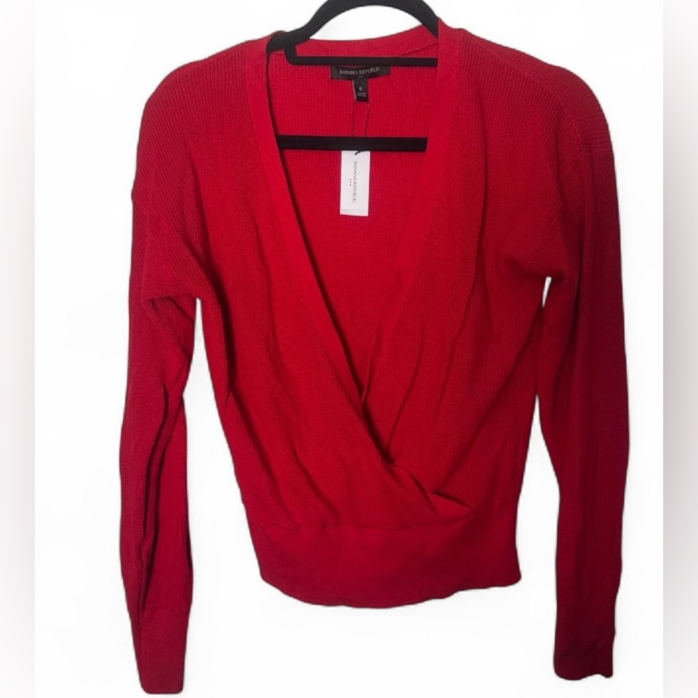 Banana Republic Deep V-Neck Sweater